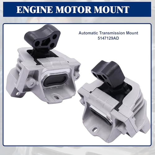 Engine Motor Mount Trans Mount kit fit for 2011-2018 Dodge Journey L4 2.4L AT for Dodge Avenger 2012-2014 Replace A5686, A5687, A5754 3PCS Vinsyut - color: Dodge Journey 2011-2018 2.4L