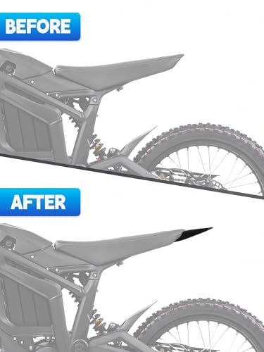Rear Seat Fender for Electric Dirt Bike Talaria Sting MX3 R MX4 - color: Black-2