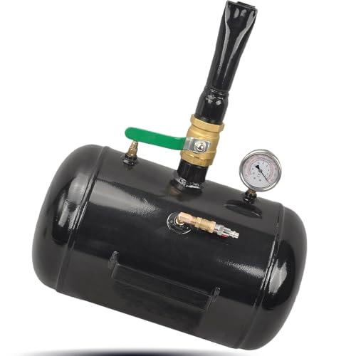 5 Gallon Tire Bead Seater Tank, Black - color: Black