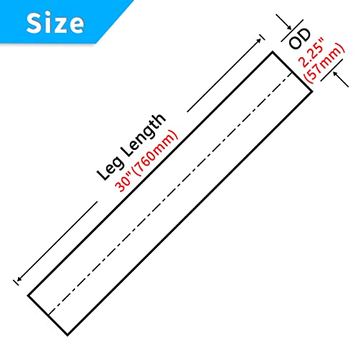 2.25 Inch Straight DIY Custom Mandrel Exhaust Pipe Tube Pipe, 30 Inch Length, 2.25'' OD Mandrel Straight Pipe, T304 Stainless Steel, Universal Fitment - 1PC - size: 2.25''OD-Straight-30''-1PC