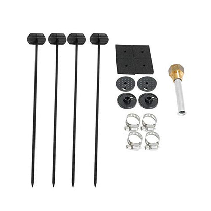 24 Row Heavy Duty 11" Black Aluminum Engine Transmission Oil Cooler 9" Inch Slim 12 Volt Electric Cooling Fan Kit Automotive High Performance