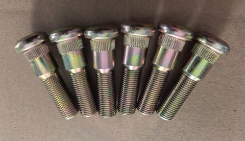6pcs Drive in Trailer Wheel Hub Stud 9/16-18 x 2.28 in. UHL 0.686 in Knurl Replacement for 7-132 Dexter 5200 6000 7000 lb Hubs