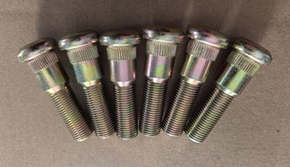 6pcs Drive in Trailer Wheel Hub Stud 9/16-18 x 2.28 in. UHL 0.686 in Knurl Replacement for 7-132 Dexter 5200 6000 7000 lb Hubs