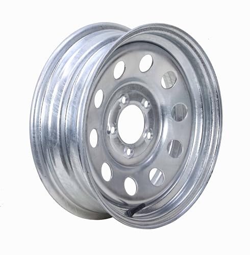 Free Country 2 Trailer Tire Wheel ST205/75R15 8PR 107N 5X4.5 Galvanized Mod