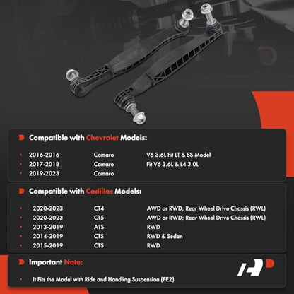 A-Premium Front Sway Bar Link Stabilizer Bar Link - Smooth Driving