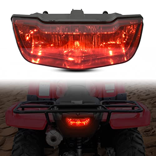 SAUTVS 1PC Red LED Tail Light for Honda TRX 420 500 FA Rancher 2007-2022