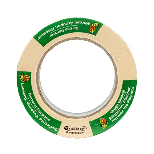 Duck Brand 394700 General Purpose Masking Tape, 1.88-Inch by 60-Yard, Single Roll, Beige - size: 1 Roll, 1.88" Width