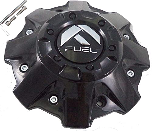 Fuel 1PC FUEL 5/6 LUG GL-BLK CAP (FLAT BOTTOM) - 1001-81GB