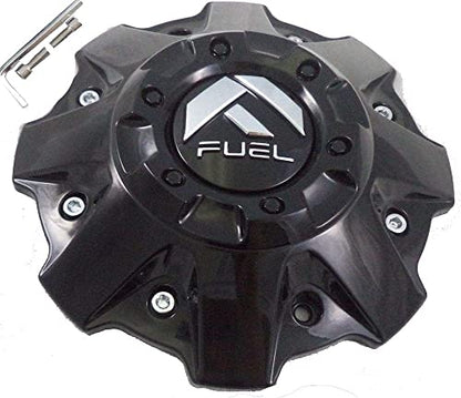 Fuel 1PC FUEL 5/6 LUG GL-BLK CAP (FLAT BOTTOM) - 1001-81GB