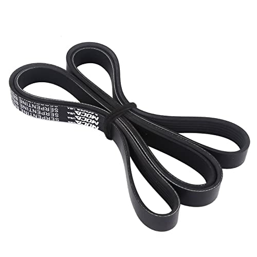 MOCA 6PK2170 Serpentine Belt Compatible with 10-11 for Chevrolet Camaro 6.2L & 02-05 for Ford Explorer 4.0L & 16-17 for GMC Canyon 2.8L & 06-11 for Mazda MX-5 Miata 2.0L - size: 6PK2170