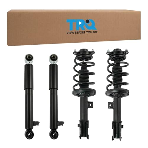 TRQ Front and Rear Complete Strut Assembly & Shock Absorber Kit Complete