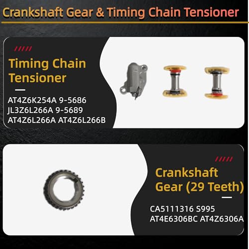 Timing Chain Kit with Water & Oil Pump for Ford Lincoln 3.5L 3.7L 11-19