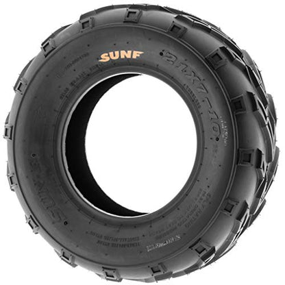 SunF A004 ATV Golf Carts Off-Road Tire 16x7-8, 6 PR, Track & Trail, Tubeless - size: 16x7-8
