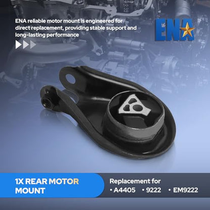 ENA Engine and Trans Mount Set of 4 Compatible with Mazda 3 5 2004 2005 2006 2007 2008 2009 2010 3 2.0L 2.3L No Turbo Automatic Transmission Replacement for A4404 A4405 A4418 A5312 9196 9222 3103 9632