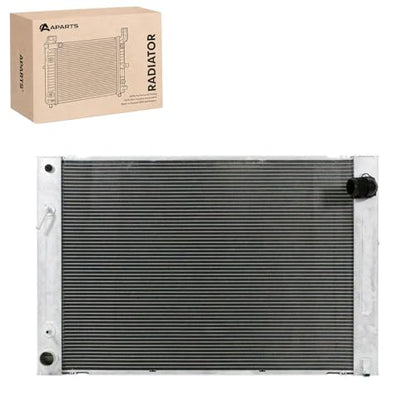 Aparts Engine Coolant Radiator Assembly Compatible with 2008-2013 Infiniti G37 3.7L V6, 2005-2008 Infiniti G35 3.5L V6 Replace# 21460JK90B;21460JK90A Automatic Transmission Oil Cooler
