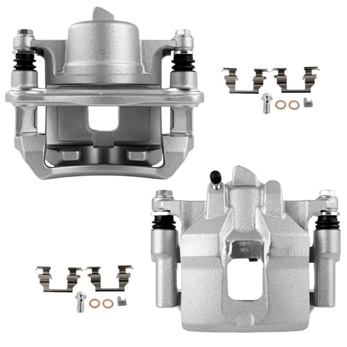 SCITOO Front Left & Right Brake Calipers With Bracket 19-B2048 19-B2049 - size: Front[19-B2048 & 19-B2049]