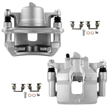 SCITOO Front Left & Right Brake Calipers With Bracket 19-B2048 19-B2049 - size: Front[19-B2048 & 19-B2049]