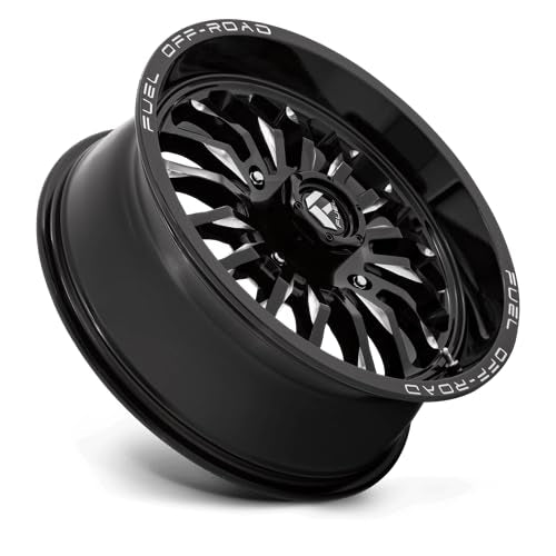 Fuel UTV D821 18X7 4X137 G-BLK MILL 13MM - D8211870A644