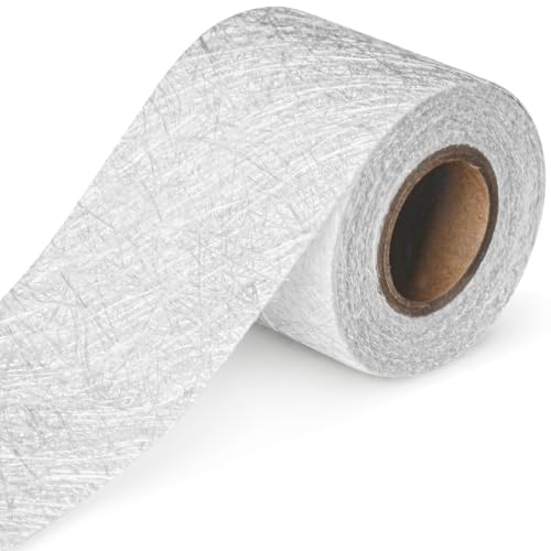 Fiberglass Chopped Strand Mat Roll, 1.5 oz, 4 in x 5 Yards, Fiberglass Mat for Boat Repair, Auto Body Repair, Compatible with Polyester & Vinyl Ester Resin - size: 4" x5Yards
