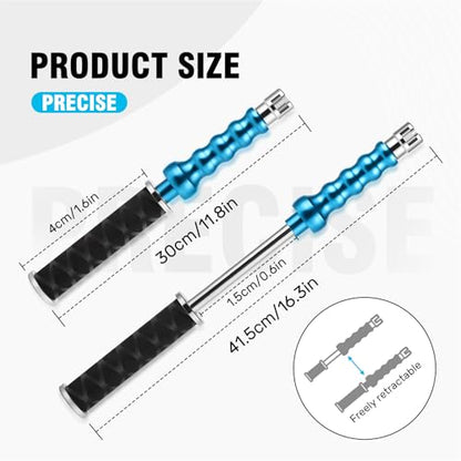WHDZ Paintless Dent Repair Kit Slide Hammer with 4 Pieces Lockable Aluminum Puller Tab Auto Body Dent Removal Tool