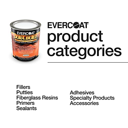 Evercoat Dura Build Acrylic Primer Surfacer for Body Filler, Putty, Fiberglass and More - 128 Fl Oz