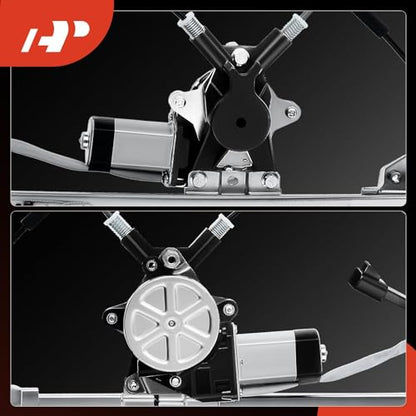 A-Premium Front Passenger Side Power Window Regulator with Motor (2-Pin) - style: Front Passenger Side (RH)