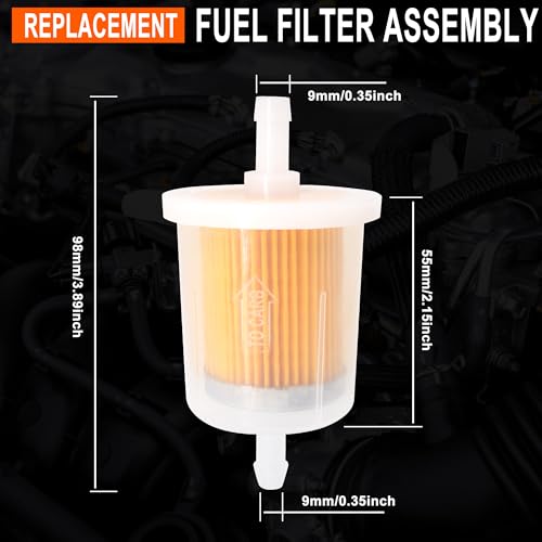 G3 GF69PL 3/8" Plastic Gas/Fuel Filter Compatible with F20118 33003