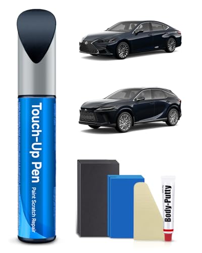 8X5 Nightfall Mica Touch Up Paint Kit Compatible with Lexus Exact Match Car Scratch Repair Touch Up Paint Kit - color: Nightfall Mica(8X5)