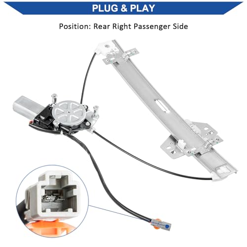 Obaee Window Regulator with Motor Rear Right Passenger Side, OE 748-559 - size: Rear Right Passenger Side