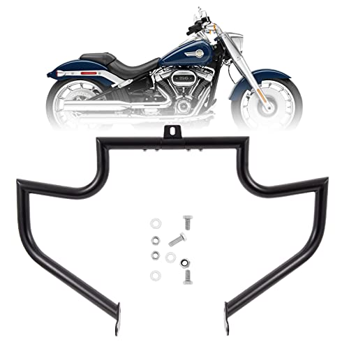 Kinglemc Crash Bar Engine Guard for Harley Softail(Black-B) - color: Black-B