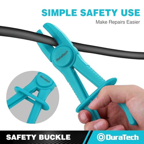 DURATECH 6-Piece Hose Clamp Pliers Set, Pinch Clamp Pliers, Blue - size: 6-Piece, style: Straight（Blue）
