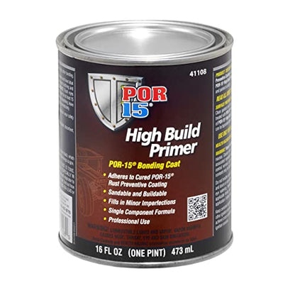 POR-15 High Build Primer, Sand able Bonding Coat, Fills in Minor Imperfections, 16 Fluid Ounces - size: 1 Fl Oz (Pack of 1)