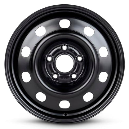 17 x 7.5 in Steel Wheel Rim 5 Lug 108mm 52.5mm Offset 63.4mm CB| Powder-Coated Black finish Fits Ford Focus 2013-2018 | New OEM Replacement | CJ5Z1015A - size: 17x7.5 inch Wheel