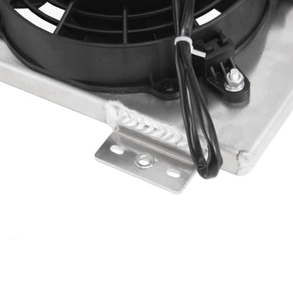 Aluminum Shroud W/ 120W Fan For Tru-Cool 40,000 40k GVW Transmission Oil Cooler Automotive Replacement Shroud Fan