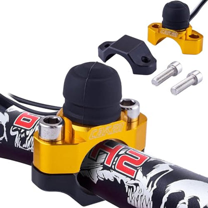 Motorcycle ATV Water Proof Engine Start Stop Kill Switch Button - color: Gold