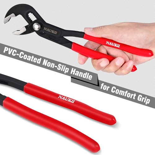 10inch Water Pump Plier for Home Repair‌ Comfortable Grip Pliers Hand Tools Adjustable Plier - size: 10 inch