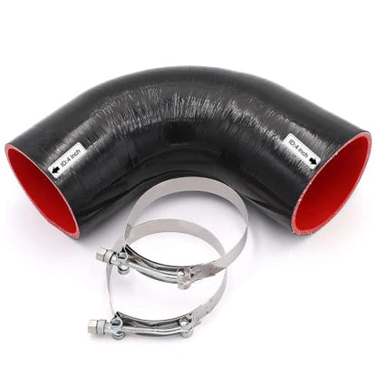 90 Degree Elbow 4 inch(102mm) Silicone Coupler Intake Hose 4-Ply - size: ID 4"