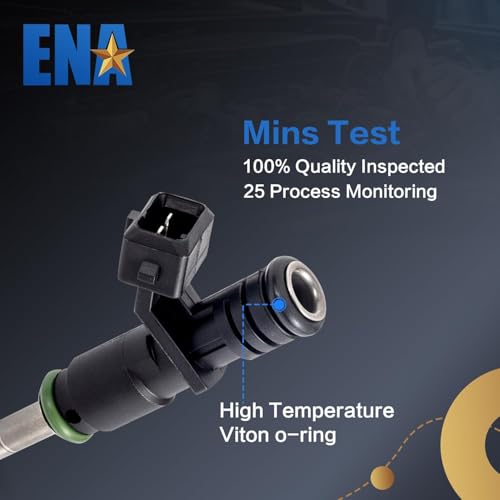 ENA Fuel Injector for FJ748 8001725N 13537531634 01G716B Set of 6 Compatible with BMW 125i 128i 323i 325i 325xi 328i xDrive 328xi 330Ci 330i 330xi 525i 525xi 528i 530xi X1 X3 X5 Z4 L6 3.0L 2008-2013