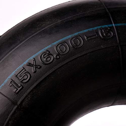 (2-Pack) AR-PRO 15x6.00-6" Inner Tubes with TR-13 Straight Valve Stem - Replacement Lawn Mower Tire Tubes with TR13 Straight Valve Stem - Suitable for Yard Tractors, Wheelbarrows, ATVs, and More - size: 15X6.00-6,TR-13