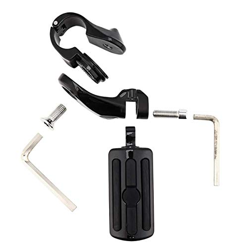 TCT-MOTORPARTS Engine Guard Highway Crash Bar & Highway Foot Pegs Fit For Harley Road King Street Glide Electra Glide Road King 1997-2008 - color: Black Engine Crash Bar+Footpegs #2