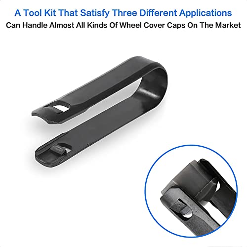 Gebildet 10PCS Wheel Bolt Cap Cover Removal Tool for Cars, 3+3+2+2 Universal Car Locking Lug Tyre Nut Center Cover Cap Puller Tweezers Bolt Nut - color: Mix