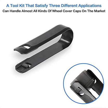 Gebildet 10PCS Wheel Bolt Cap Cover Removal Tool for Cars, 3+3+2+2 Universal Car Locking Lug Tyre Nut Center Cover Cap Puller Tweezers Bolt Nut - color: Mix