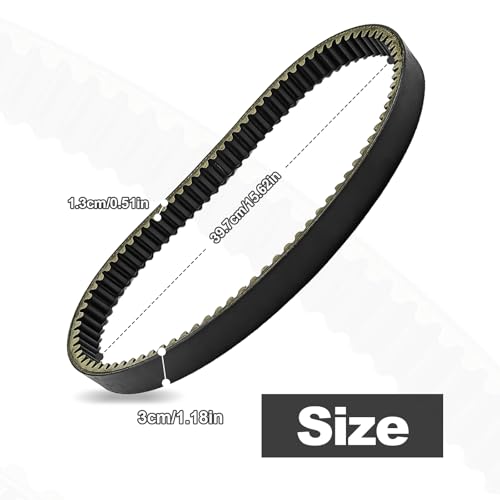 Pleoos 3211077 Drive Belt 20G4022 Heavy Duty Carbon Belt Compatible with Polaris Sportsman 400 500 Ranger 500 Scrambler Magnum Xplorer 4x4 ATV UTV Replacement for 3211072, 3211048