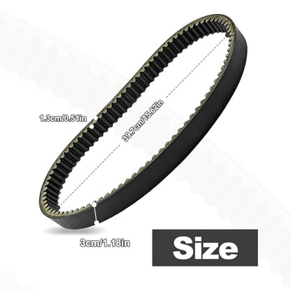 Pleoos 3211077 Drive Belt 20G4022 Heavy Duty Carbon Belt Compatible with Polaris Sportsman 400 500 Ranger 500 Scrambler Magnum Xplorer 4x4 ATV UTV Replacement for 3211072, 3211048