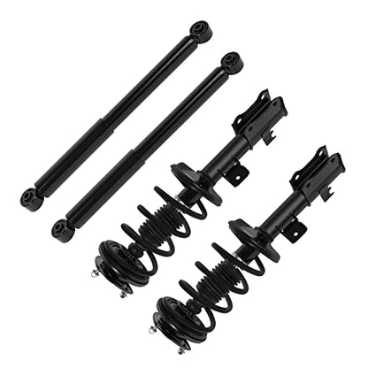 Front & Rear Complete Struts Shocks Assembly w/Coil Spring Fit for Suzuki for Grand Vitara 2006-2013