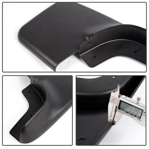 PIT66 Front+Rear Mud Flaps Fit Chevy Silverado Sierra 1500 1999-2007 - size: Fit Chevy Silverado/Sierra 1999-2004