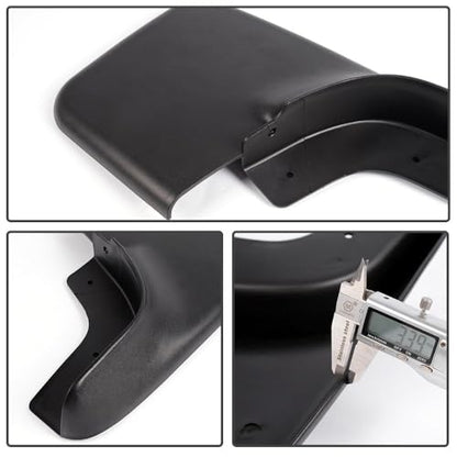 PIT66 Front+Rear Mud Flaps Fit Chevy Silverado Sierra 1500 1999-2007 - size: Fit Chevy Silverado/Sierra 1999-2004