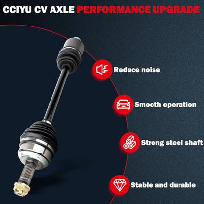 cciyu CV Axle Shaft Assembly for Honda for Odyssey 2005-2010 - size: 10-3891
