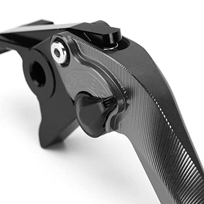 Short Brake Clutch Levers Compatible with K.awasaki Ninja ZX6R 2019 2020 2021 2022 2023 2024 2025 2026 | Front Shorter Levers Handles ZX-6R ZX 6R ZX636 Ninja636 Accessories (Gray) - color: Gray