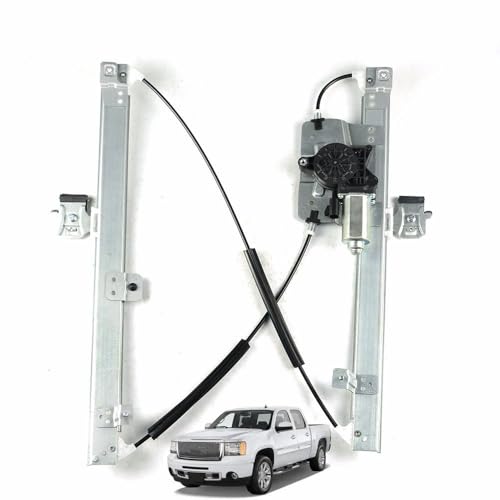 SHOWSEN 741-444 Rear Driver Power Window Regulator W/Motor Fit Chevy GMC - color: 741-444, size: Rear Left Driver Side